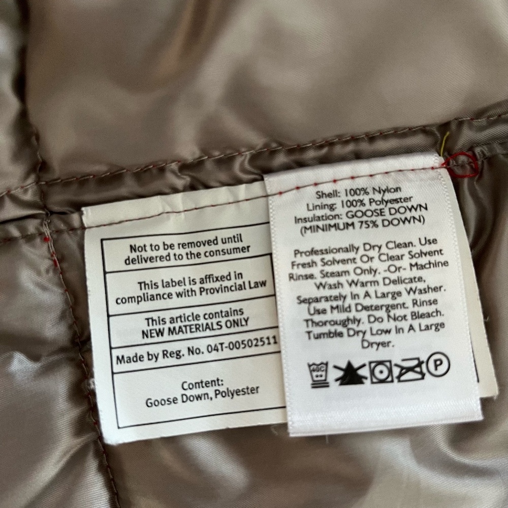 Puffer Jacket  Eddie Bauer Goose Down - Picture 9 of 10